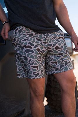 Everyday Short - Retro Duck Camo - Grey Pocket