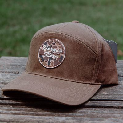 Camo Rubber Patch Wax Hat