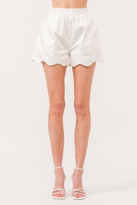 Ricki Scallop Detail Shorts