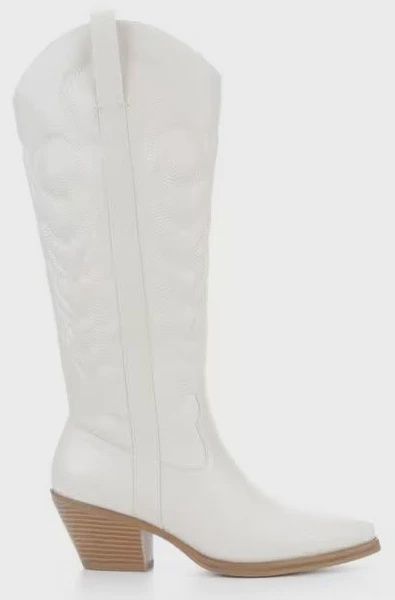 Dixie Western Boot, Color: White, Size: 6