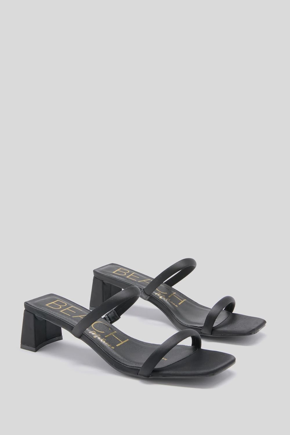 Jerry Kitten Block Heel, Color: Black, Size: 6