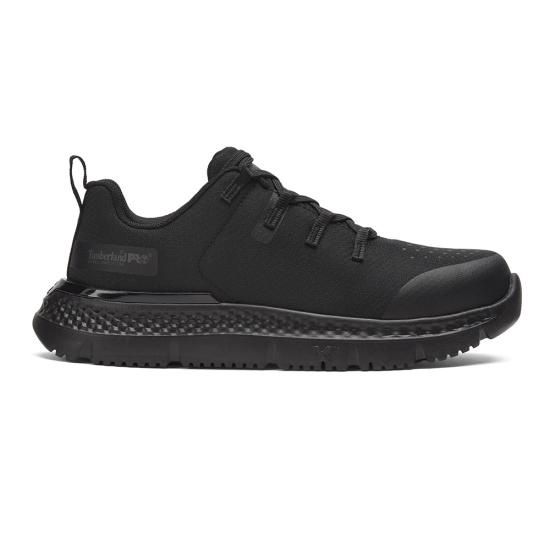 Women&#39;s Intercept Athletic Steel-Toe Black Work Sneaker