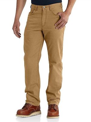 Rugged Flex® Relaxed Fit Canvas 5-Pocket Work Pant