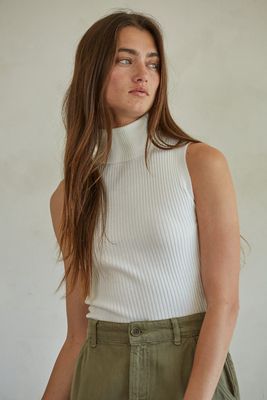 Lola Sleeveless Turtleneck Top