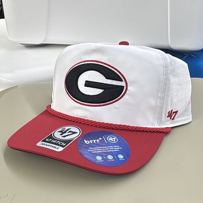 Georgia Bulldogs White Breakfast Ball Hitch Hat