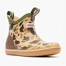 Youth Ankle Deck Boot - Duck Camo