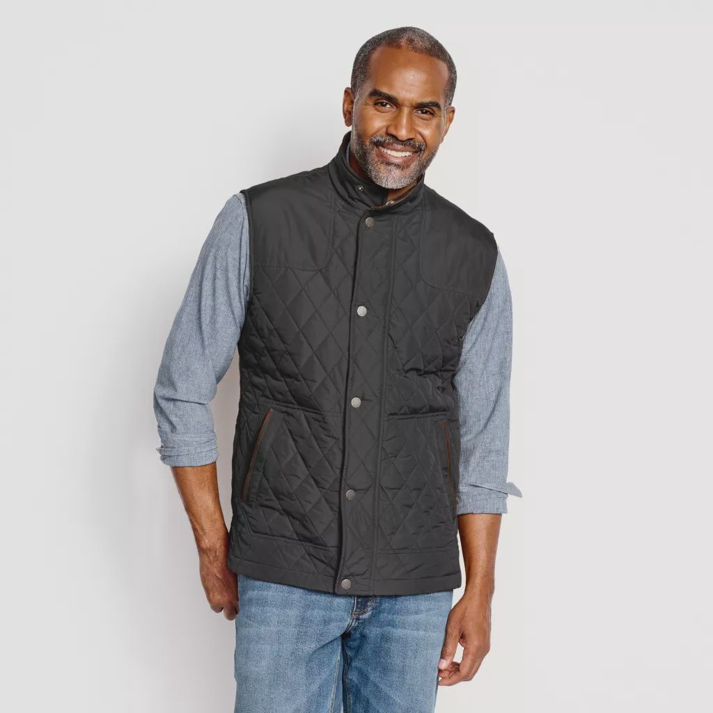 RT7 Quilted Vest, Color: BLACK, Size: MED