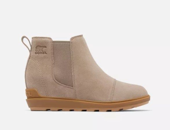 Evie II Chelsea - Omega Taupe/ Gum, Color: Omega Taupe/  Gum, Size: 6.5