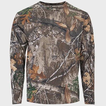 Men&#39;s Bear Cave LS Camo T Shirt, Color: Realtree Extra, Size: MED