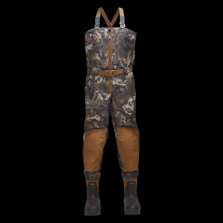 Delta Zip Wader, Color: Optifade Timber, Size: 9, Length: SHT