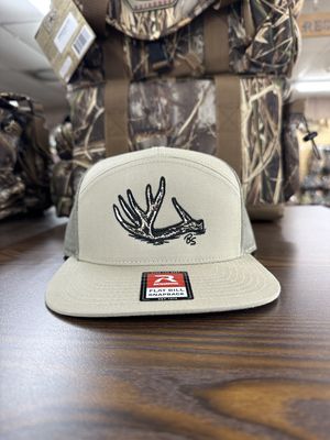 Antler Shed 7-Panel Hat - Khaki/Loden