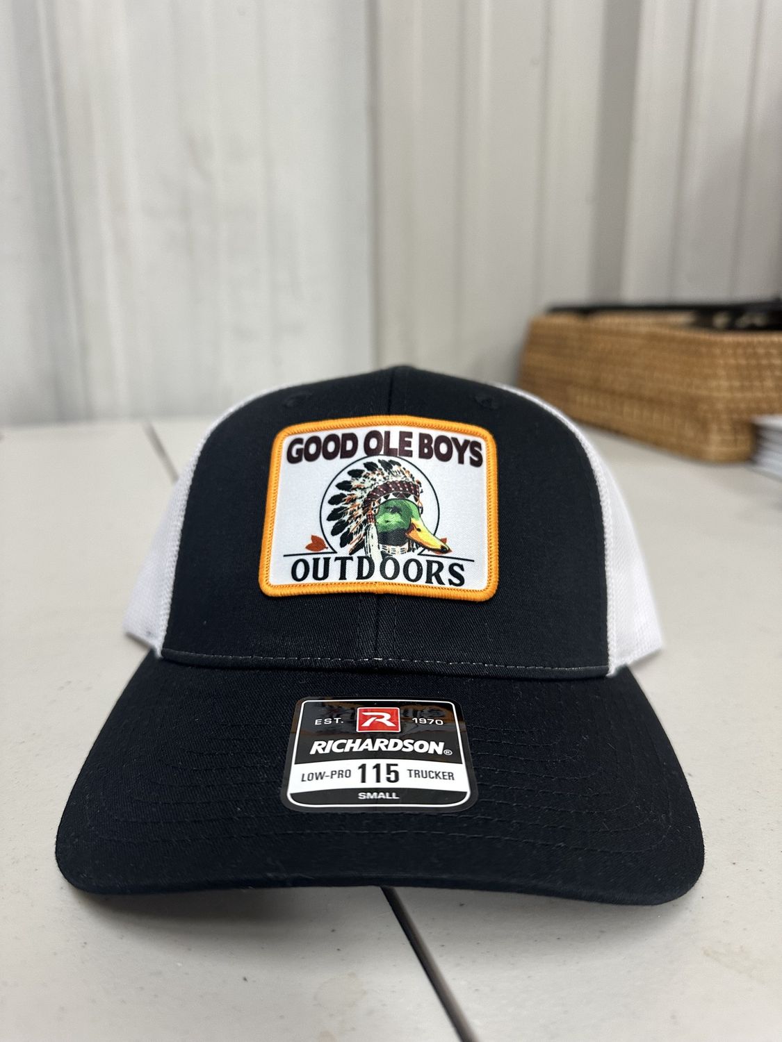 GOB Red Man Patch Youth Hat - Black/White