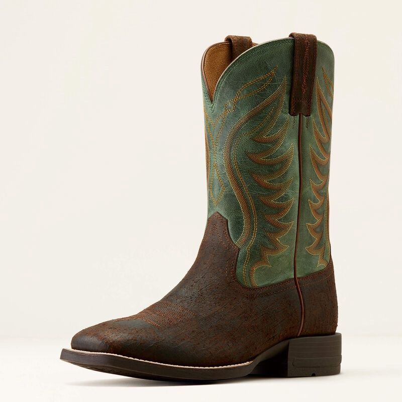 Amos Square Toe Cowboy Boot, Width: D, Size: 8