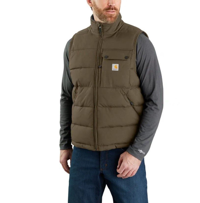 Men&#39;s Montana Loose Fit Insulated Vest, Color: 217-Tarmac, Size: 2XL, Length: REG