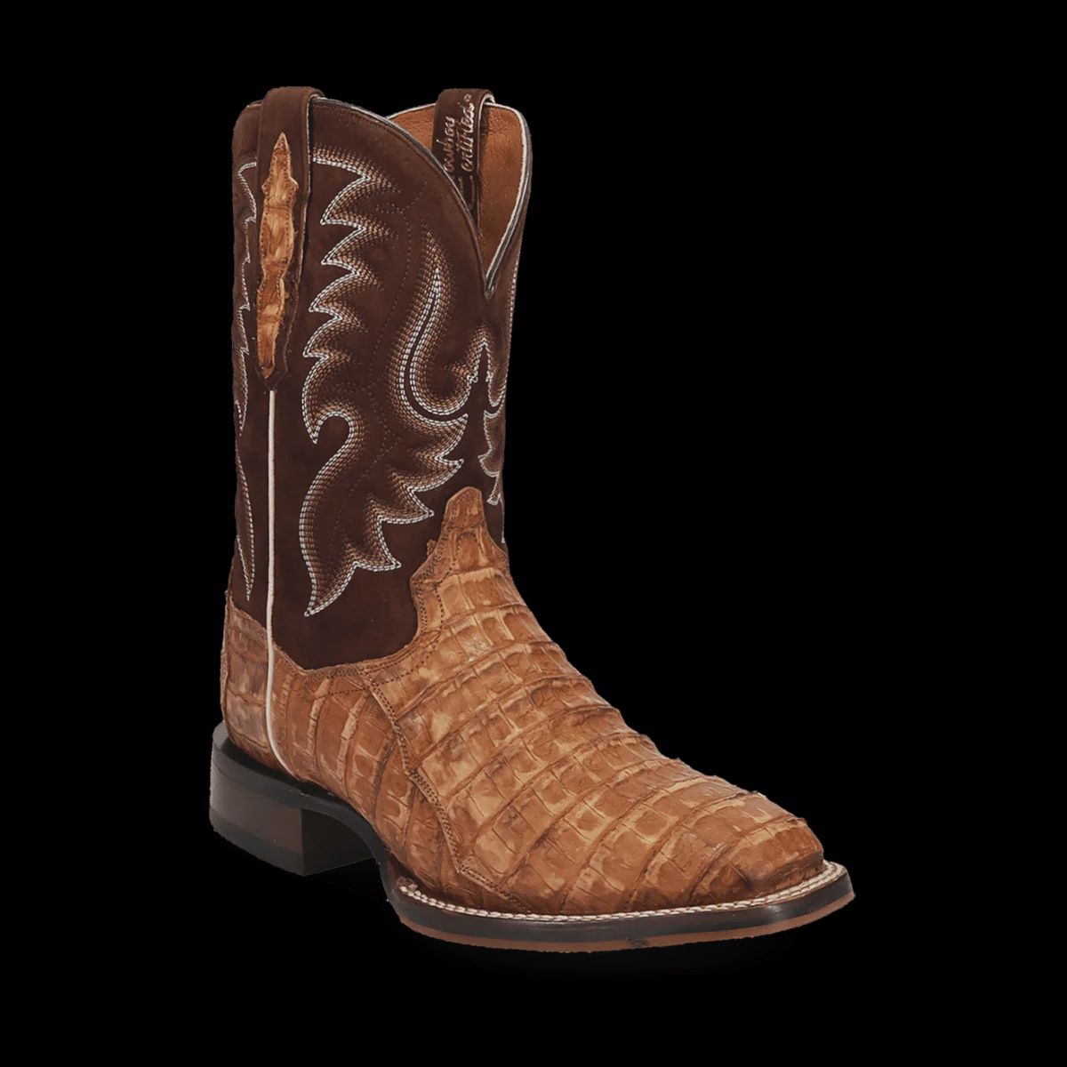 Men's Leon Caiman Square Toe Boot -  Brass