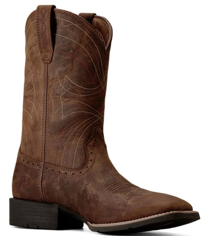 Men's Soft Toe Wide Square Toe Western Work Boot