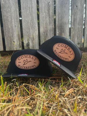 7 Panel Legacy Patch Hat - Black