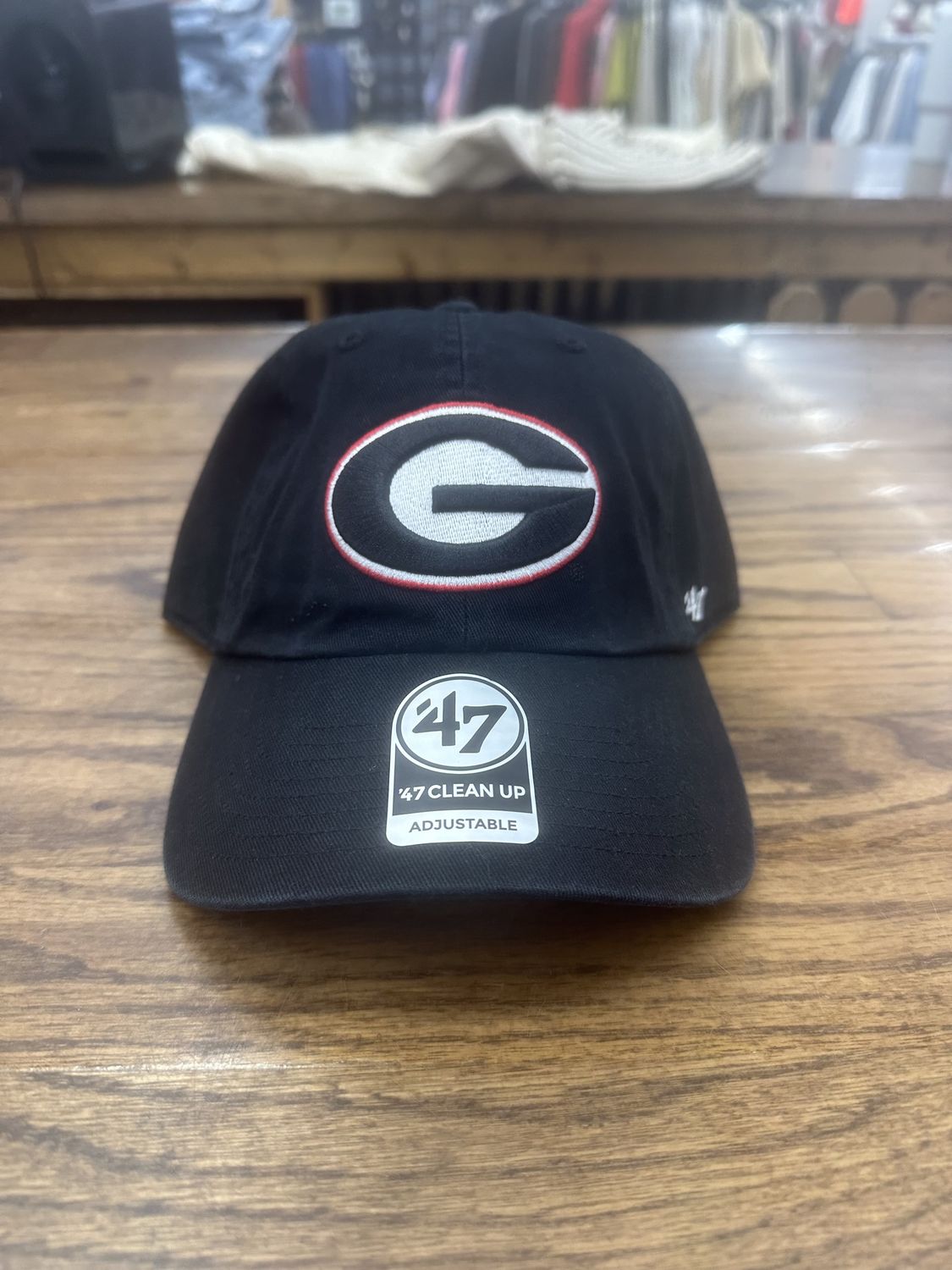 Georgia Bulldogs Black 47 Clean Up Hat