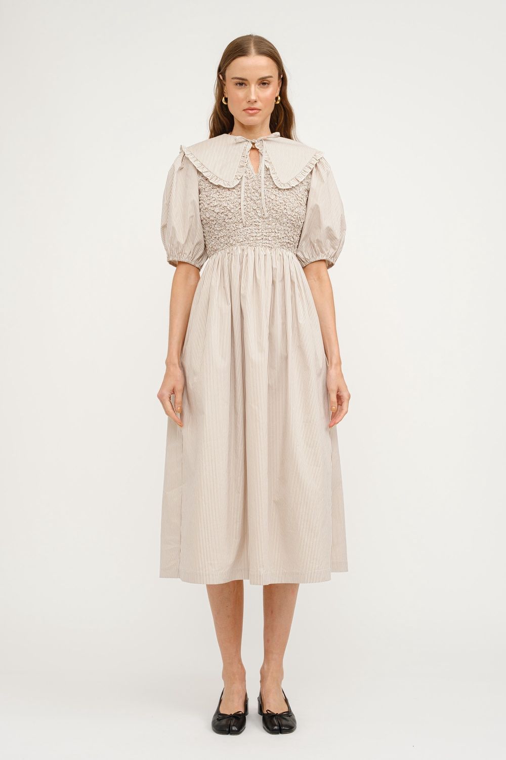 Bianca Collared Midi Dress