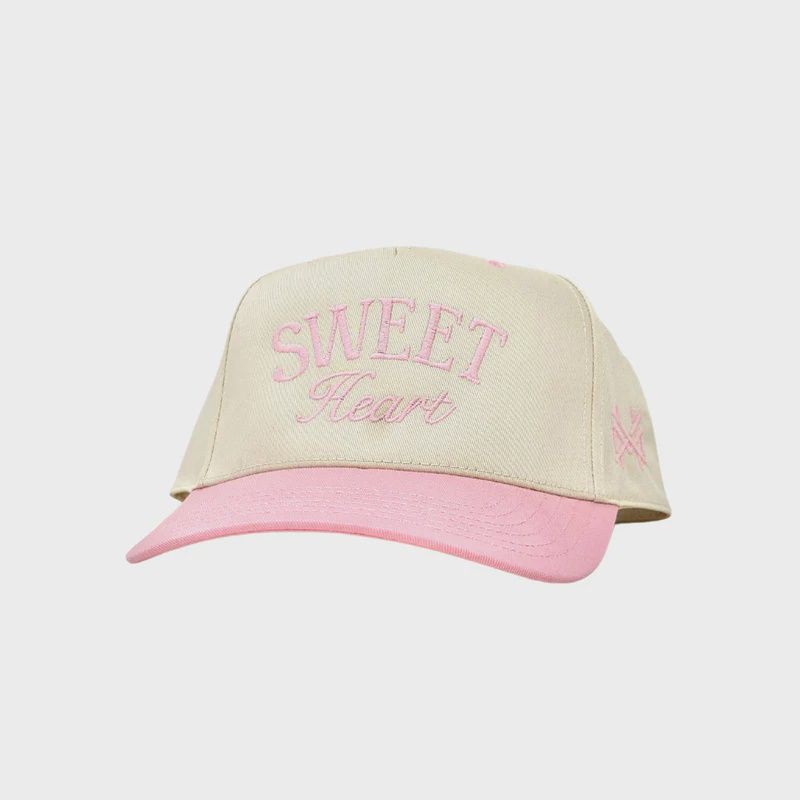 Sweet Heart Trucker Hat - Pink/Natural