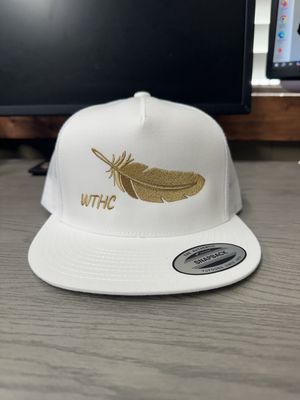 Western Threads Gold Feather Trucker Hat
