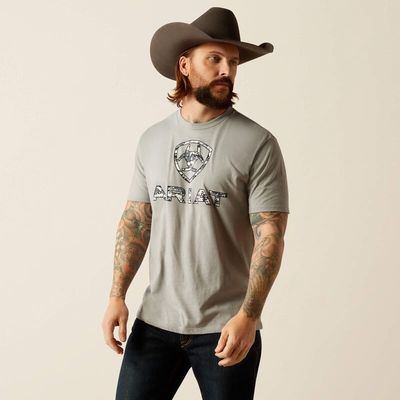 Liberty USA Digital Camo SS T-Shirt - Stone Heather