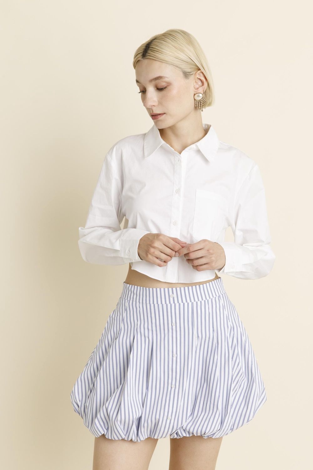 At Last Bubble Mini Skirt