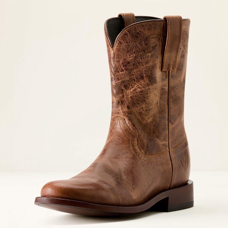 Downtown Western Boot - Bone