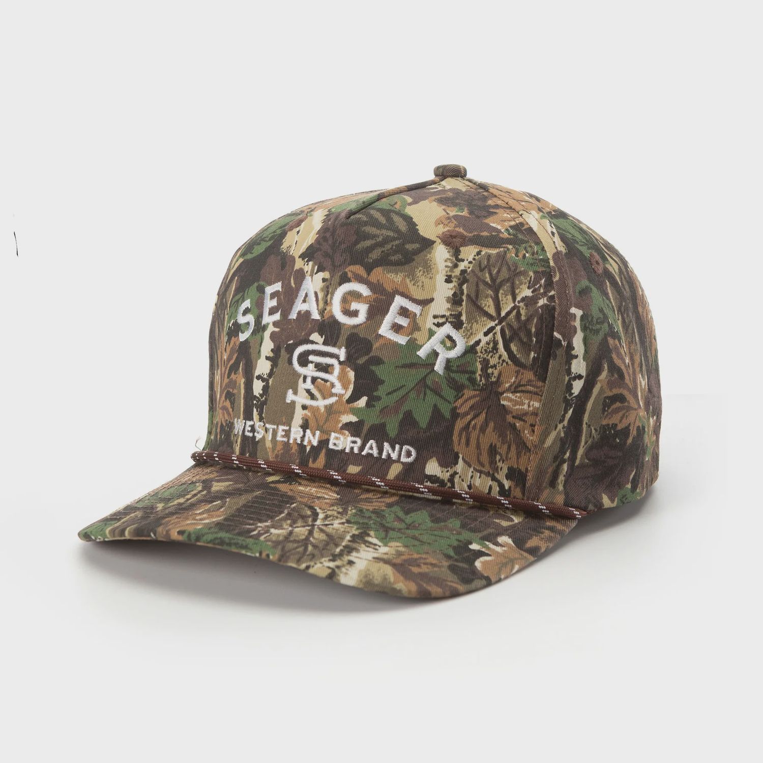 Branded Snapback Hat - Real Camo