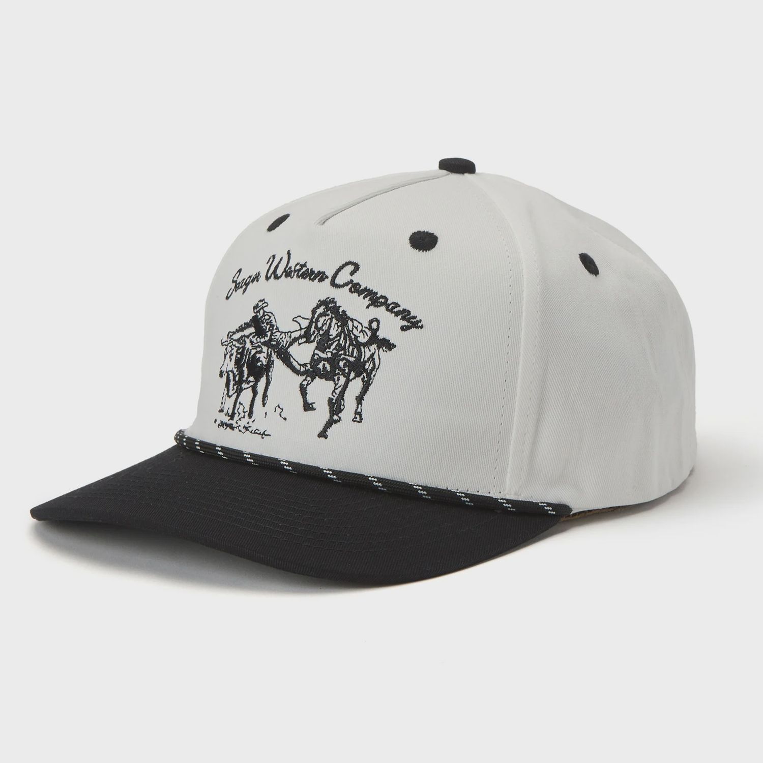 Los Rios Canvas Snapback - Cream/Black