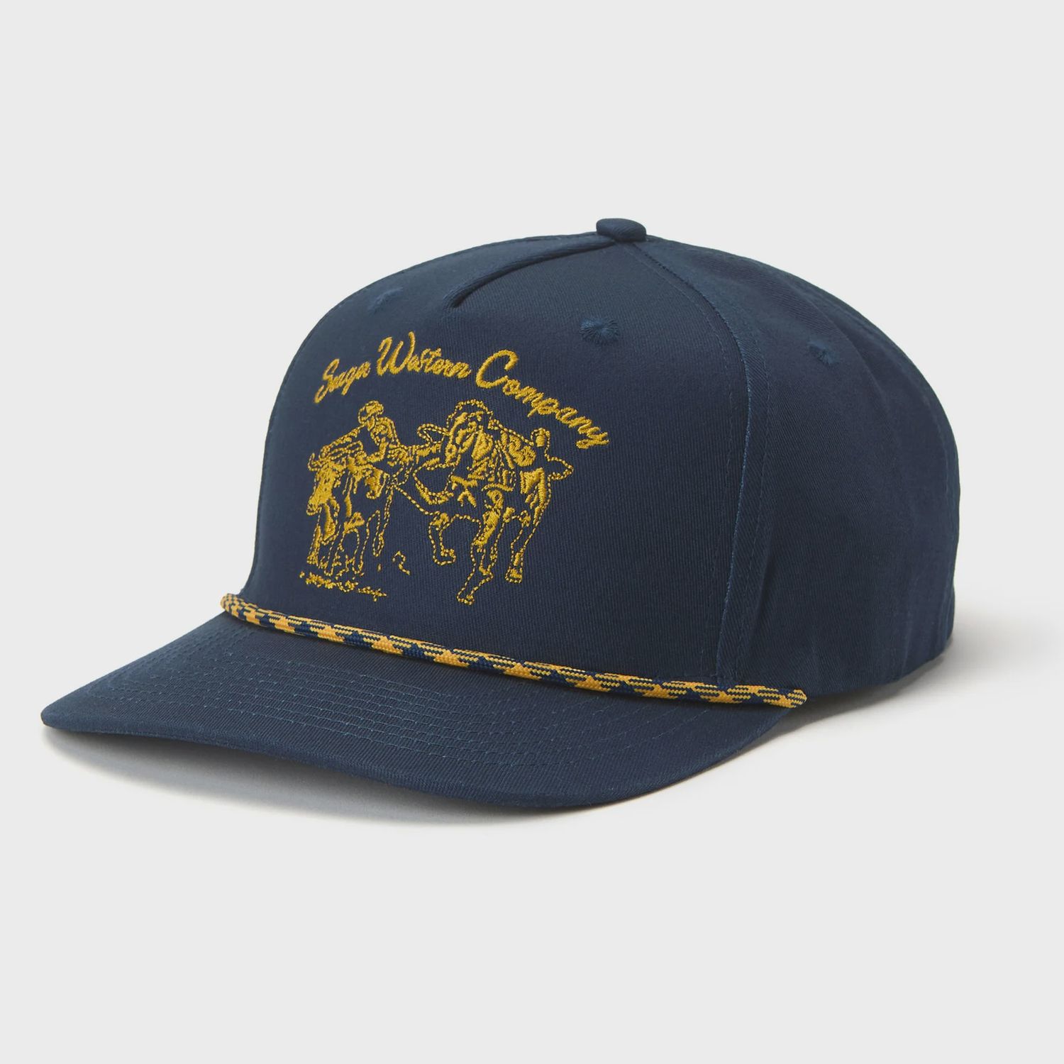 Los Rios Canvas Snapback Hat - Navy