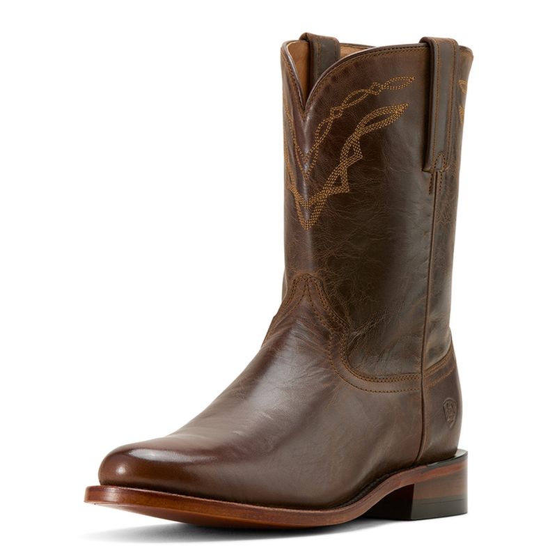 Downtown Western Boot - Loco Brown