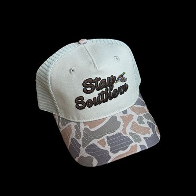 Stay Southern Old School Camo Hat