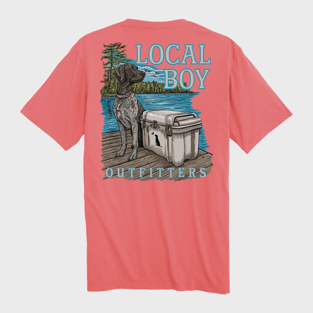 Lakeside GSP Short Sleeve Tee - Coral