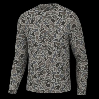 Long Sleeve Heather Blend Crew