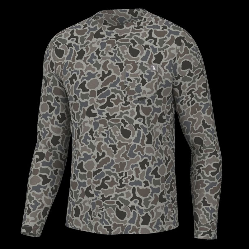 Long Sleeve Heather Blend Crew