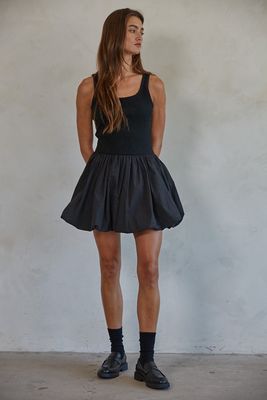 Check On Me Sleeveless Bubble Dress