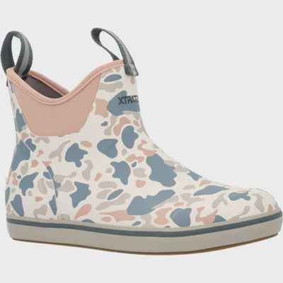 Women&#39;s Ankle Deck Boot Ivory Duck Camo