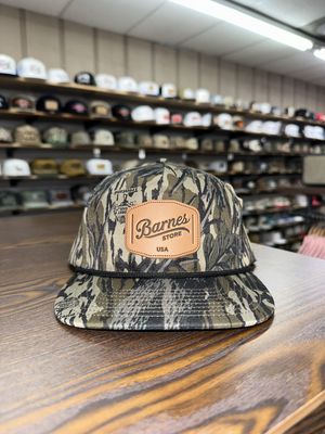 Leather Patch Rope Hat - Mossy Oak Treestand