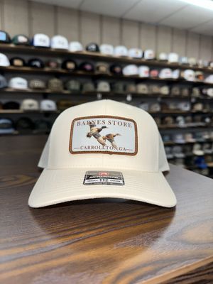 Flying Ducks Patch Trucker Hat - Cream