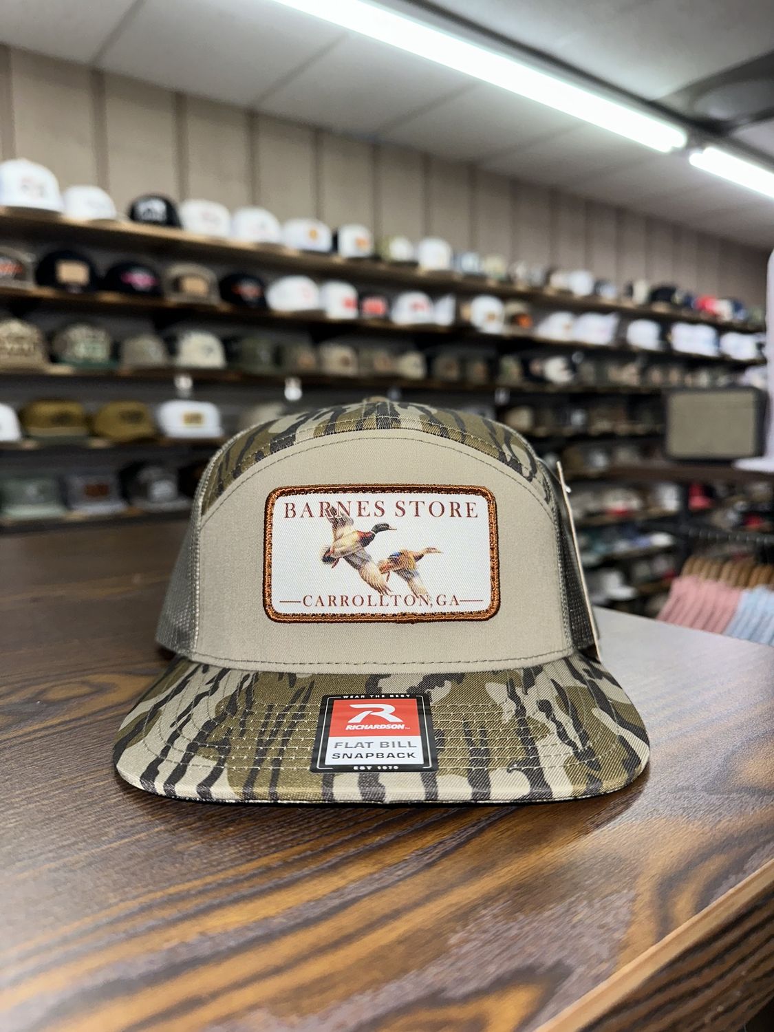 Flying Ducks Patch 7 Panel Hat - Bottomland