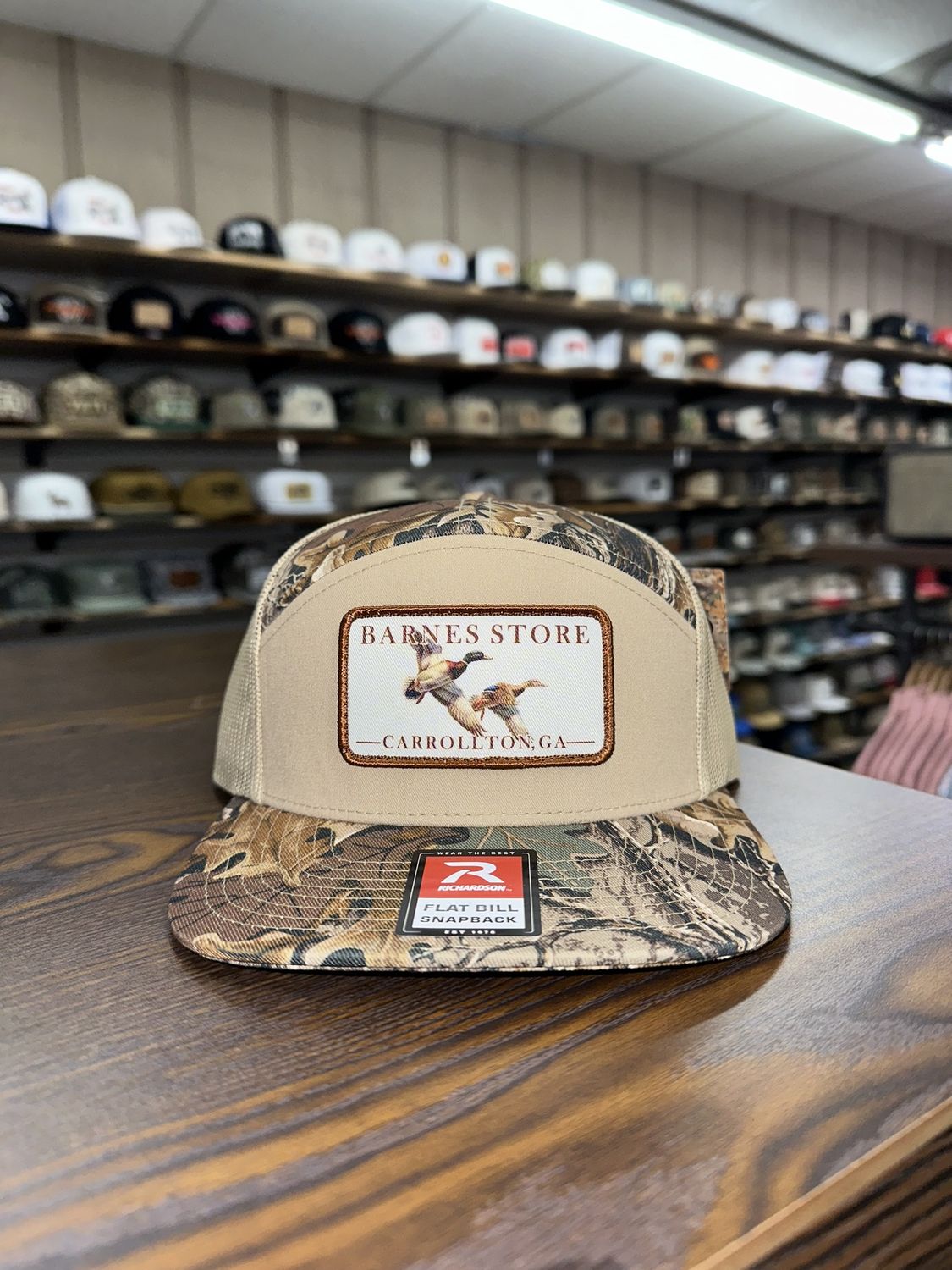 Flying Ducks Patch 7 Panel Hat - Realtree Advantage