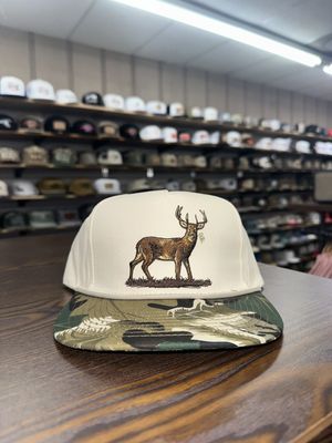 Broadside Buck Rope Hat - Camo Bill
