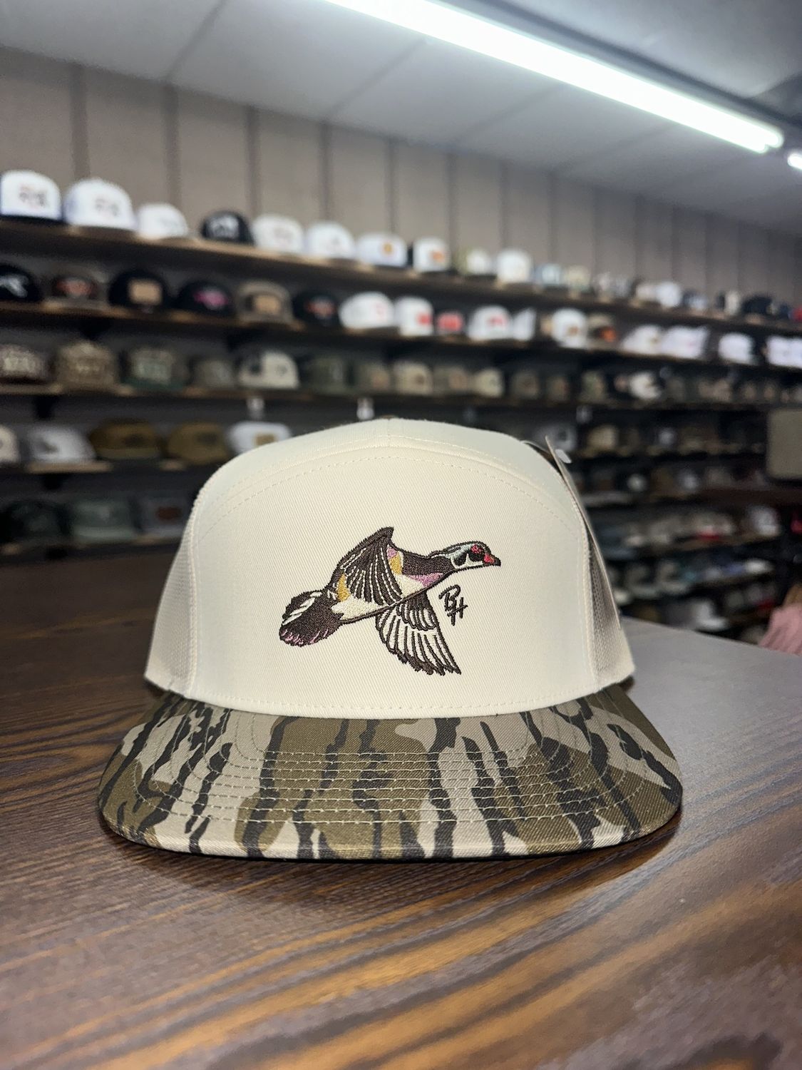 Woodie 7-Panel Trucker Hat - Bottomland