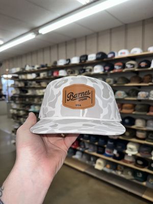 Leather Patch Rope Hat - Blizzard Duck Camo