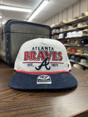 Atlanta Braves White Rustic Hitch Hat