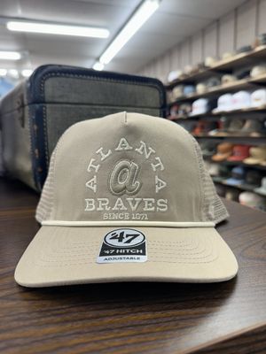 Atlanta Braves Cooperstown Khaki Hitch Hat