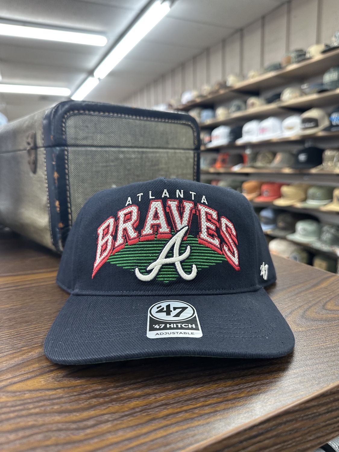Atlanta Braves Navy Pomona Hat Hitch All