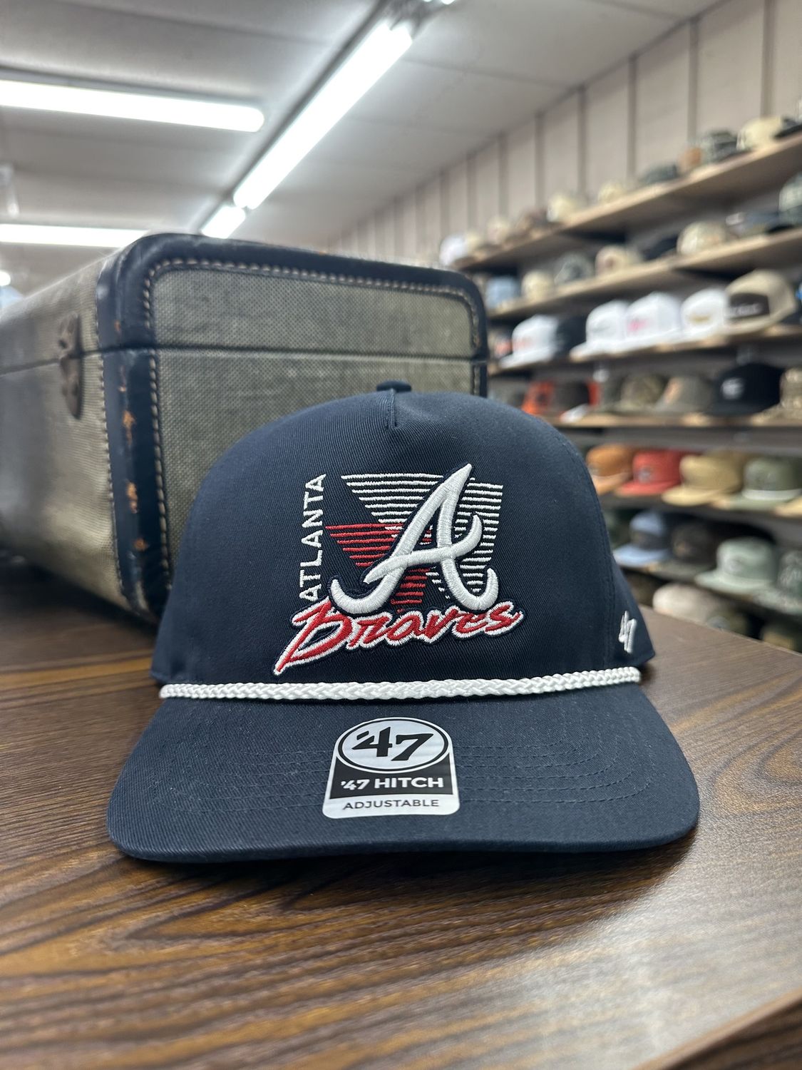 Atlanta Braves Navy Splint Hitch All Hat