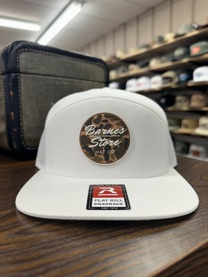 Camo Rubber Patch 7-Panel - White